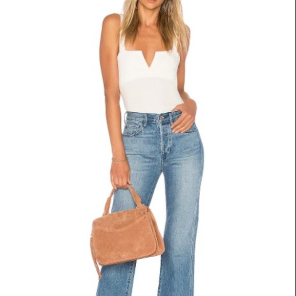 NEW! Free People V-Wire Bodysuit Ivory - Picture 5 of 7